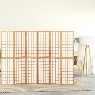 zahrada-XL Skládací 6dílný paraván v japonském stylu 240 x 170 cm – Sleviste.cz