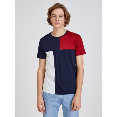 Tommy Hilfiger Colorblock triko Modrá