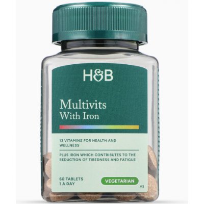 Holland & Barrett Multivitamins & Iron 60 tablet – Hledejceny.cz