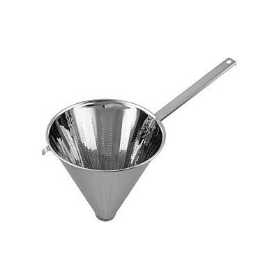 Cedník špičák nerezový průměr 30 cm leštěný – Zbozi.Blesk.cz