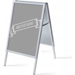 Jansen Display Set reklamního áčka A1, Přivítání, šedý, španělsky, 639 x 1094 mm – Zboží Živě