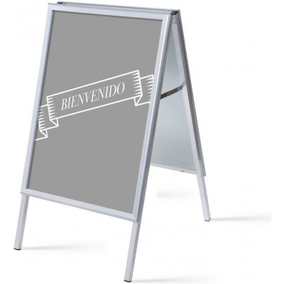 Jansen Display Set reklamního áčka A1, Přivítání, šedý, španělsky, 639 x 1094 mm – Zboží Živě