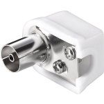 goobay goobay Anténní konektor 75 Ohm PAL(F), IEC169-2, šroubovací, lomený – Zboží Mobilmania