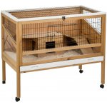 Kerbl 82725 Indoor Deluxe Klec pro malá zvířata dřevo 115 x 60 x 92,5 cm – Hledejceny.cz