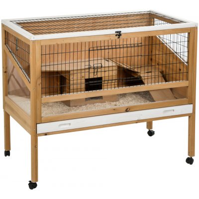 Kerbl 82725 Indoor Deluxe Klec pro malá zvířata dřevo 115 x 60 x 92,5 cm – Hledejceny.cz