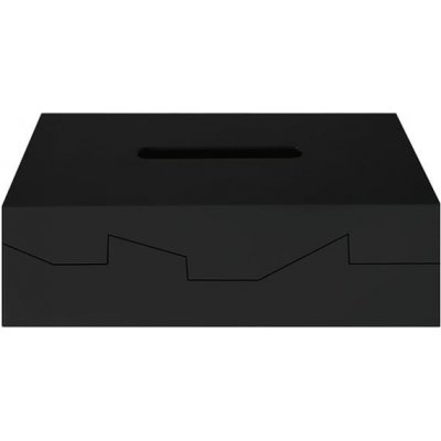 Spirella box na kapesníky Silhouette černý plast – Sleviste.cz