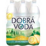 Dobrá voda citron jemně perlivá 6 x 1,5 l – Hledejceny.cz