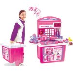 G21 Kuchyňka s příslušenstvím v kufru růžová – Zboží Mobilmania