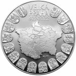 ČNB Mimořádná stříbrná mince 10000 Kč Založení Velké Prahy 100.výročí matovaná – Sleviste.cz