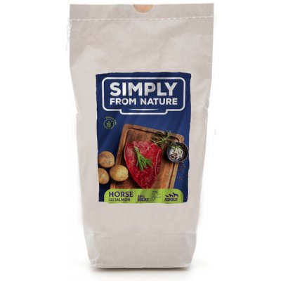 SIMPLY FROM NATURE Oven Baked pečené s koňským masem a lososem 1,2 kg – Zboží Mobilmania