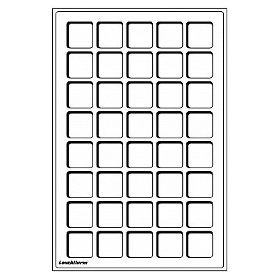 Mincovní plata Leuchtturm TAB L40 polí do 33 mm 2 ks modré – Sleviste.cz