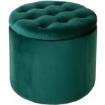 Ainnde Modern Barocco tmavě zelený samet TAB40737 – Zboží Dáma