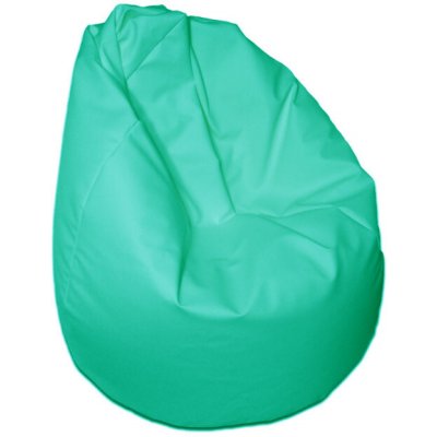 Mudok sedací vak hruška pro děti mintová – Sleviste.cz