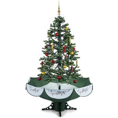 OneConcept Everwhite 180 cm zelená vánoční stromeček se simulací sněžení LED hudba LEL2-Everwhite-GR – Hledejceny.cz