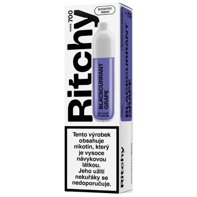 Ritchy Blackcurrant Grape 20 mg 700 potáhnutí 1 ks – Zboží Dáma