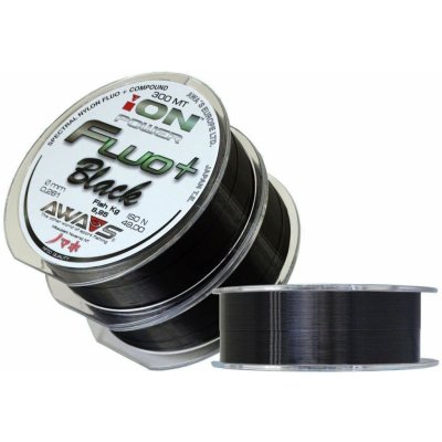 AWA-Shima Ion Power Fluo+ Black 2x300 m 0,331 mm 16,2 kg – Zboží Mobilmania