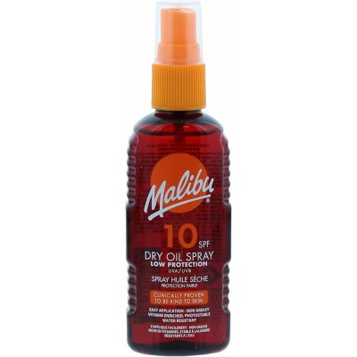 Malibu Dry Oil Spray SPF10 100 ml – Zbozi.Blesk.cz