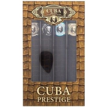 Cuba Prestige EDT 35 ml + EDT Prestige Black 35 ml + EDT Prestige Platinum 35 ml + EDT Prestige Legacy 35 ml dárková sada