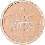 Rimmel London Stay Matte dlouhotrvající kompaktní pudr 14 g odstín 005 Silky Beige