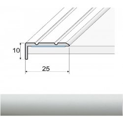 SH Profil Effector Schodová hrana Stříbro A31S 1,2 m