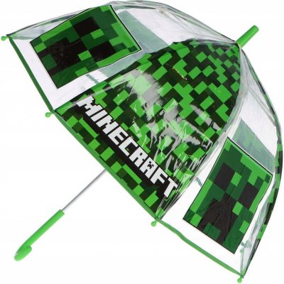 Minecraft Creeper deštník dětský zelený