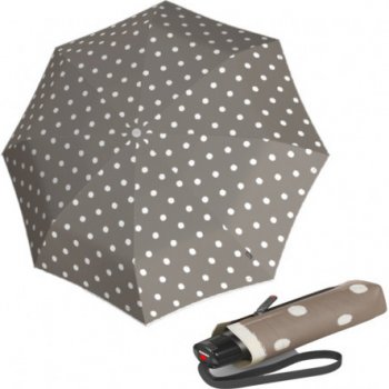 Knirps T.010 Manual dOT ART Taupe skládací mini deštník