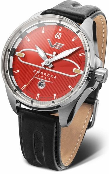 Vostok Europe NH35/325A495 Černý kožený řemínek