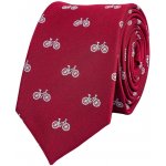 Bubibubi kravata s koly červená – Zboží Mobilmania