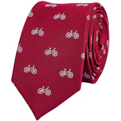 Bubibubi kravata s koly červená – Zboží Mobilmania