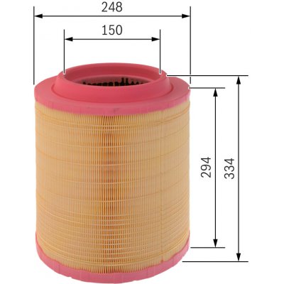Vzduchový filtr BOSCH F 026 400 499 (F026400499) – Hledejceny.cz