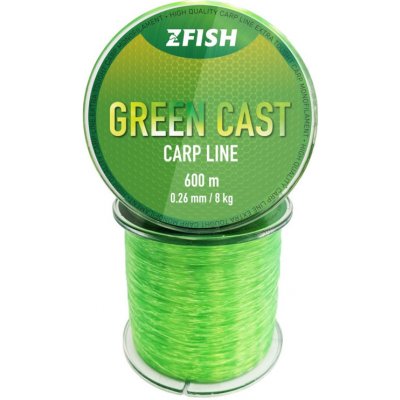 ZFISH Green Cast Carp Line 600 m 0,28 mm 9,5 kg – Hledejceny.cz