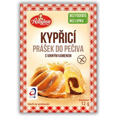 Amylon prášek kypřicí do pečiva s vinným kamenem bez lepku 12 g – Zboží Dáma