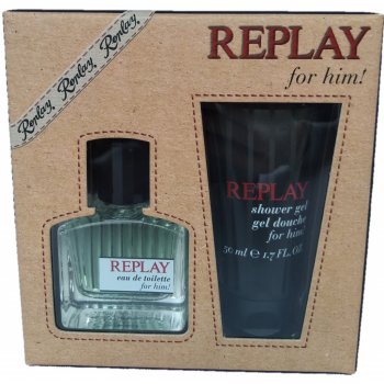 Replay for Him EDT 30 ml + sprchový gel 50 ml dárková sada