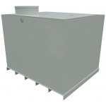 Mravec plast Nádrž na dešťovou vodu dvouplášťová hranatá 4m³ – Zboží Mobilmania