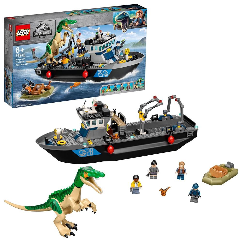 LEGO® Jurassic World 76942 Útěk Baryonyxe z lodě od 1 516 Kč - Heureka.cz