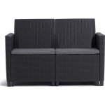 Keter Claire Sofa 113 x 65 x 74cm grafit – Zboží Dáma