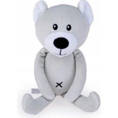 BalibaZoo dětská plyšová hračka/mazlíček Medvídek 19cm světle šedý
