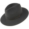 Klobouk Luxusní plstěný klobouk tmavě hnědá Q6062 10374/07HG