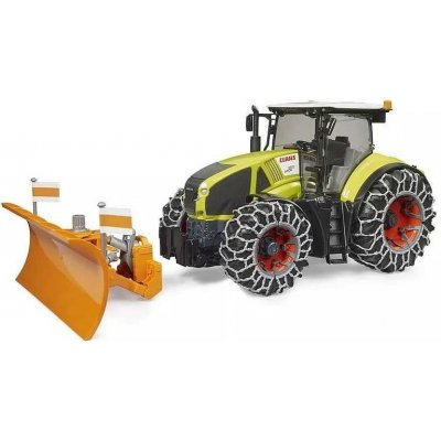 Bruder 3018 Claas Axion 950 se sněhovými řetězy a radlicí – Sleviste.cz