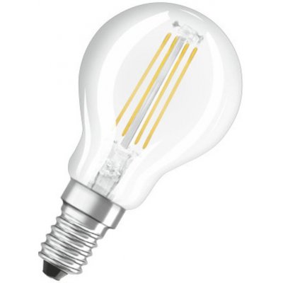 Osram LED žárovka Classic P ve tvaru malé koule čirá E14 4 W 470 lm studená bílá – Zboží Mobilmania