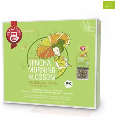 Teekanne BIO Selected. Sencha Morning Blossom Luxury Bag 20 x 4 g – Zbozi.Blesk.cz