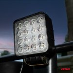 AMIO LED pracovní světlo 16x LED AWL05 EMC 108x108 48W FLAT 9-60V – Zboží Mobilmania