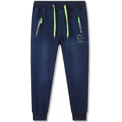 ZIMA26 ZATEPLENÉ KALHOTY IMITUJÍCÍ RIFLE Modrá – Sleviste.cz