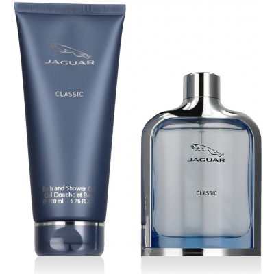 Jaguar Classic Black Men EDT 100 ml + sprchový gel 200 ml dárková sada – Sleviste.cz