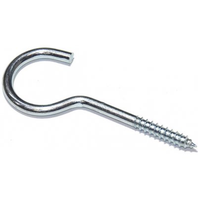 Hák prádelní s vrutem, 80x4,8mm, Zn – Zboží Mobilmania
