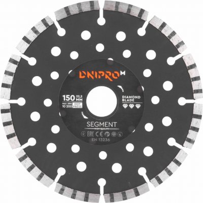 Dnipro-M Diamantový kotouč 150 x 22,2 mm 81952000 – Zbozi.Blesk.cz