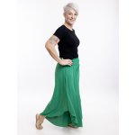 Italy fashion kalhotová sukně CANDY trávově zelená – Zboží Dáma