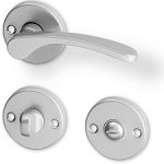 AC-T Servis VIOLA stříbrná - kulatá rozeta – WC – – Sleviste.cz