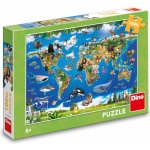 Dino Mapa zvířat 100 dílků – Sleviste.cz