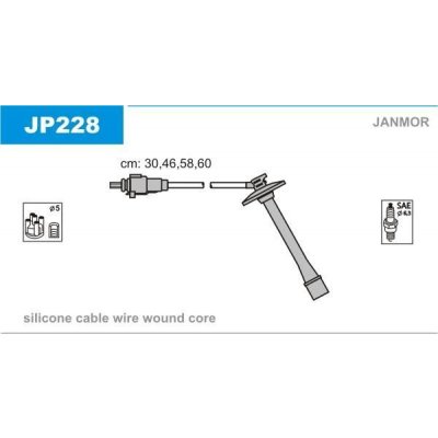 JANMOR Sada kabelů pro zapalování JNM JP228 – Hledejceny.cz
